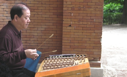 Musico en el Retiro