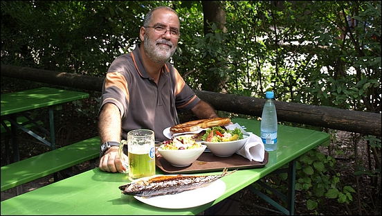 ''Reflexiones'' en el Englischer Garten (Munich)